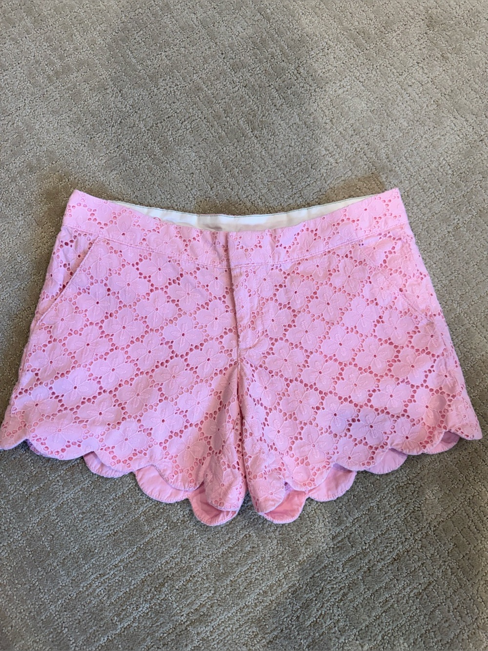 Lilly Pulitzer Pink Eyelet shorts